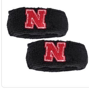 Nebraska Huskers adidas
Two-Pack Terry Wristbands - Black